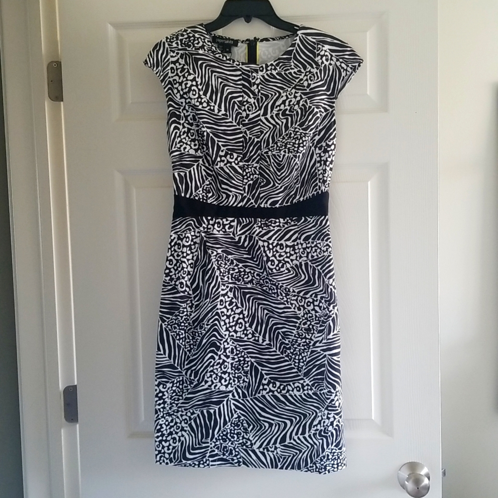 Black and white dress